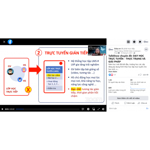 (Sự kiện) Talkshow Dạy học trực tuyến: Thực trạng và giải pháp